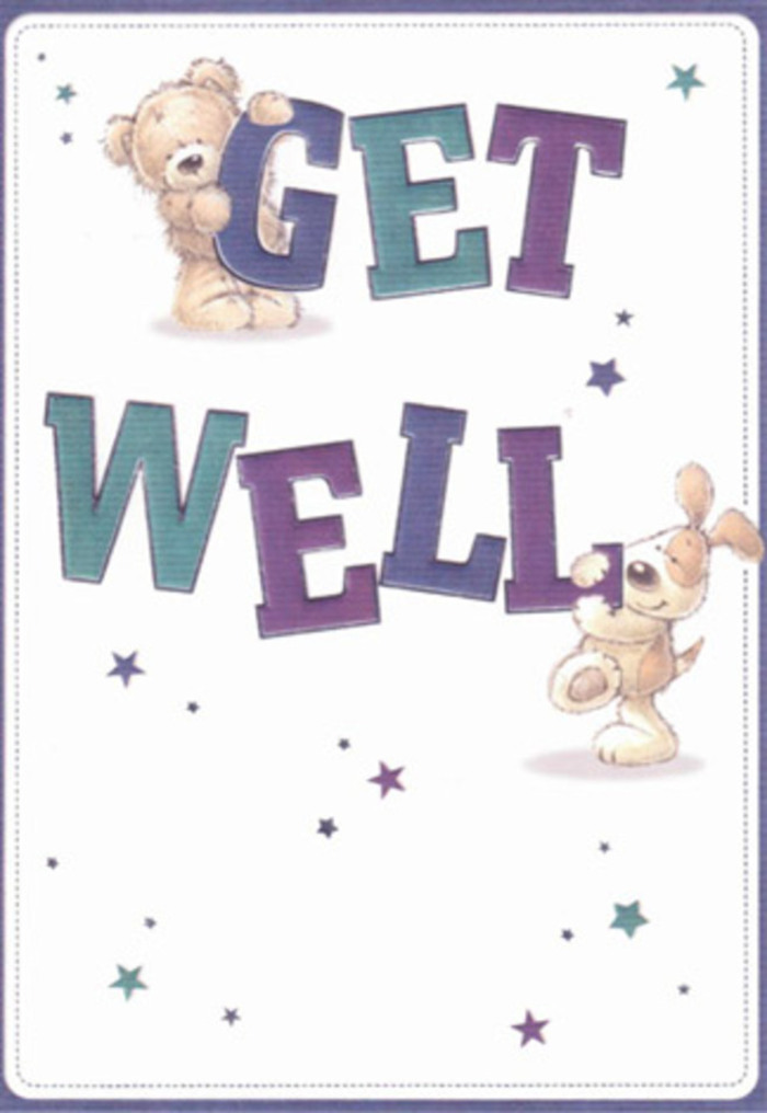 This illustrated get well card brims with the encouraging, gentle energy that defines Crofton Park community. Featuring a plush bear and a lively puppy, their playful spirit emanates through the big, bold typography shaded in purples and aquas-shades reminiscent of evening skies over nearby parks. Dancing around the pair are sparkling stars, scattering good wishes through the card much like petals caught on a gentle breeze around Hilly Fields on a sunny day. Rich in texture and detail, the bear's fur and the puppy's ears draw the eye, almost inviting the viewer to reach out and feel their soft reassurance. The composition's clean, airy white background spotlights each carefully rendered detail, echoing the simple clarity found in nature and in a freshly wrapped bouquet from Crofton Park Flowers. This card, when paired with thoughtfully chosen blooms, sends a message of unwavering support and hope. It's a small celebration of healing-radiating sincerity, care, and the promise of brighter days to friends and neighbours along Crofton Park's welcoming avenues.